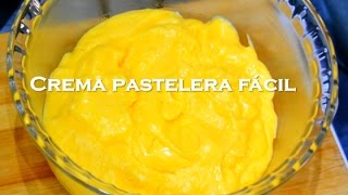 CREMA PASTELERA para roscas de pascua La RECETA MÁS FÁCIL [upl. by Philips]