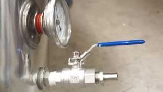 Learn To Brew Installing Weldless Ball Valve [upl. by Otrebile]