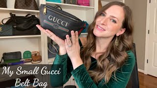 REVIEW Gucci Small Leather Belt Bag What Fits Mod Shots [upl. by Lacram]