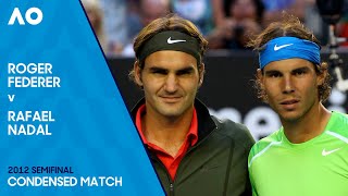 Roger Federer v Rafael Nadal Condensed Match  Australian Open 2012 Semifinal [upl. by Novaelc]