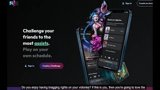 Rainmaker Games Challenge Tool For Gamers By Gamers amp The Glory of League of Legends [upl. by Euqinahc]