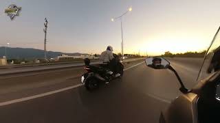 AK 550 Premium vs TMax 560 top speed road test [upl. by Acsirp730]