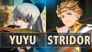 GBVSR🔥YuYu Vira Vs STridor Vane🔥 High Level Gameplay [upl. by Nele77]