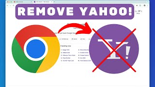 How to Remove Yahoo Search from Chrome EASY [upl. by Anyak206]