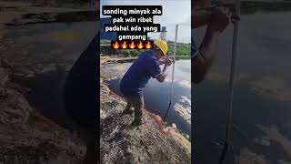 Sonding minyak untuk di muat rabumuatantrontonvlog [upl. by Eimmak]