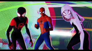 Drawing SpiderMan Into the Spiderverse characters with Blicks Markers [upl. by Norrat]