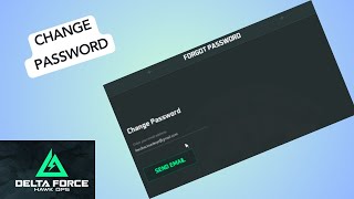 How to Change Password in Delta Force Hawk Ops [upl. by Zeuqram]