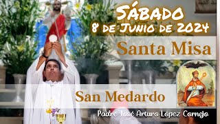 ✅ MISA DE HOY sábado 8 de Junio 2024  Padre Arturo Cornejo [upl. by Trebor637]