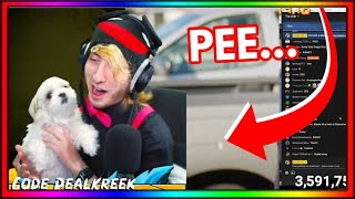 KreekCrafts Dog PEES On Him Live [upl. by Yared]