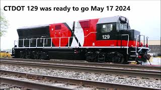 Wabtec shorts CTDOT 129 MBTA 010 NS Frankensteins enter service and more May 17 2024 [upl. by Gawlas]