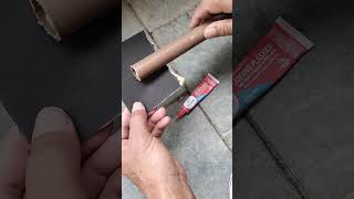 Como Instalar Luva PVC Marrom Soldável 34quot 25mm no cano aprenda colocar de forma correta luva top [upl. by Ylirama]