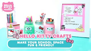 DIY Desk Decor Ideas to Make Your School Space Fun amp Friendly  Hello Kitty Crafts [upl. by Warp]