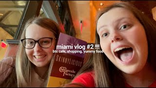 miami vlog 2 visting a bts cafe and shopping [upl. by Zeuqcaj767]