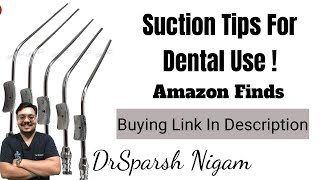 Suction Tips For Dental Use Amazon Product Review With Buying Link [upl. by Ggerk]