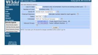 How to Vicidial Configure Remote Agents [upl. by Aikemehs858]