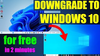 How to Downgrade Windows 11 to Windows 10 [upl. by Burlie]