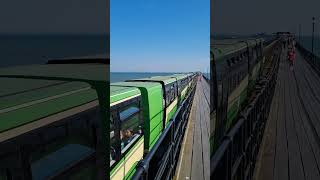 Southend Pier Train passing slowly UK [upl. by Kelwin]