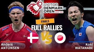 Anders Antonsen DEN vs Koki Watanabe JPN  F  Denmark Open 2024 [upl. by Mchale]