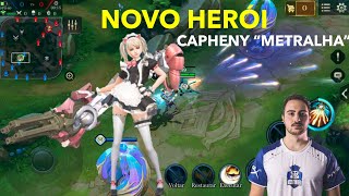 NOVO HÉROI amp BUG CAPHENY 2604  HABILIDADESBUILDSARCANASGAMEPLAY [upl. by Naiva]