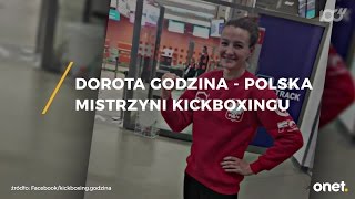 Dorota Godzina  polska mistrzyni kickboxingu  Onet100 [upl. by Obadiah]