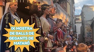 IX Mostra de Balls de Gegants de Mataró [upl. by Lewls]