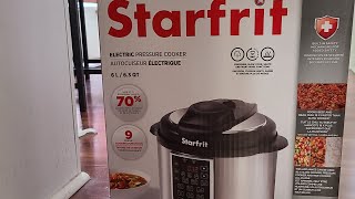 StarfritElectric pressure cooker unboxingreviewperfect soft boiled riceeasy cooking short time [upl. by Eimor197]