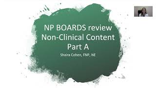 Nonclinical Part A NP Review [upl. by Bannerman]