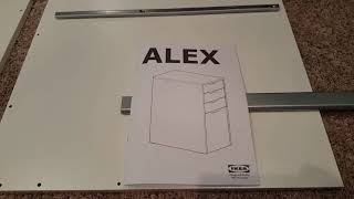 Ikea Alex 4 drawer assembly [upl. by Tarabar]