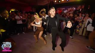 Rumba Guaguanco  Salsa social dancing  Croatian Summer Salsa Festival 2023 [upl. by Joslyn734]