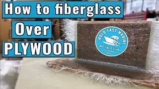 Stringer repair or replacement How to fiberglass stringers and over plywood [upl. by Nolyag]