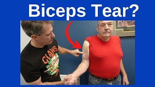 Biceps Tendon RuptureSigns and Symptoms [upl. by Annovoj]