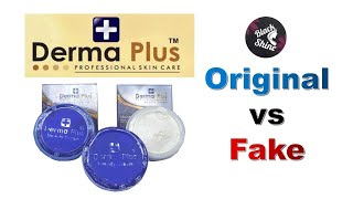 Derma Plus Cream  Original vs Fake Derma Plus Cream  Full review [upl. by Nosnev]