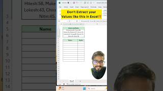 Dont Extract Values in Excel‼️Instead Use Amazing Function excel exceltips exceltutorial shorts [upl. by Julia555]