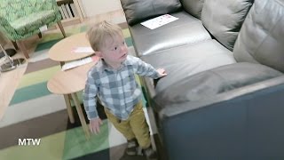 Entertaining a Toddler in Ikea  May 21 2016  MeetTheWengers Daily Vlog [upl. by Tiny]