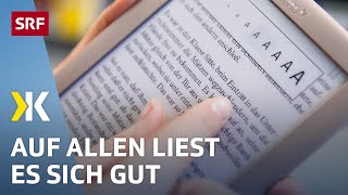 EReader im Test Auch das günstigste Modell überzeugt  2018  Kassensturz  SRF [upl. by Krispin]