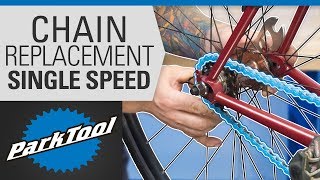 How to Replace a Chain on a Single Speed Bike  Sizing Installation amp Tensioning [upl. by Scuram779]