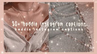 ❥ 30 baddie instagram and bio captions ❥ [upl. by Eenhpad]