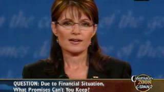 CSPAN Full Vice Presidential Debate with Gov Palin and Sen Biden [upl. by Yalahs]