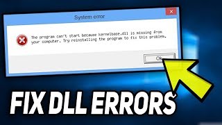 Fix Kernelbasedll is missing or not found error [upl. by Lehar31]