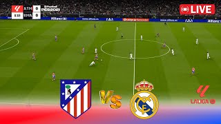 🔴 Atletico Madrid vs Real Madrid  Spain La Liga 2425  Full Match  PES 21 Game Simulation [upl. by Sunil]