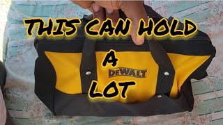 Dewalt 15quot Tool Bag review [upl. by Adaurd650]