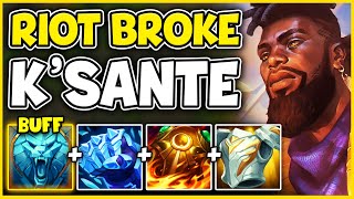 KSANTE IS BREAKING LEAGUE OF LEGENDS WHY DID RIOT BUFF HIM 60 WIN RATE [upl. by Ashok312]