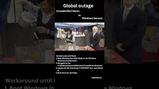 Crowdstrike Falcon vs Windows servers fix [upl. by Hammock]