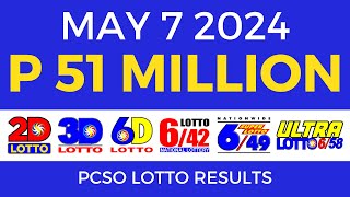 Lotto Result Today 9pm May 7 2024  Complete Details [upl. by Clymer382]