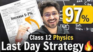 Class 12 Physics Board Exam  Last Day Strategy amp Resources  Revision Notes amp MCQs [upl. by Nnaid]