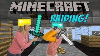 Minecraft Raiding  S1 Raiding a Rich Skybase [upl. by Eittol461]