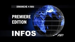 AFP  Le JT 1ère édition du dimanche 4 mai [upl. by Ttelrahc]