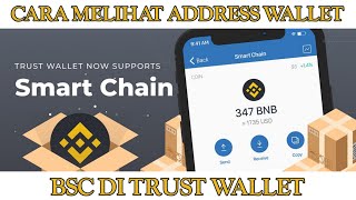 CARA MELIHAT ADDRESS WALLET BSC DI TRUST WALLET [upl. by Janicki]