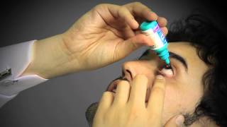 طريقة استعمال قطرات العيون فيديوتويت Eye Drops Use [upl. by Eneryc]