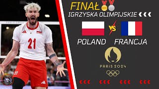 GRAND FINAL VOLLEYBALL OLYMPICS PARIS 2024 POLAND VS UNITED STATES OF AMERICA [upl. by Enyluqcaj77]